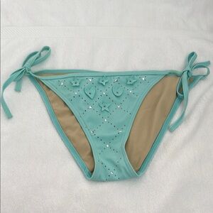 Victoria’s Secret Bikini Bottom Studded Teal
